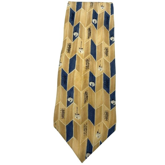 Zylos George Machado MCM Retro Italy Italian Silk Tie Neck Luxury Vintage Mens - Picture 2 of 6